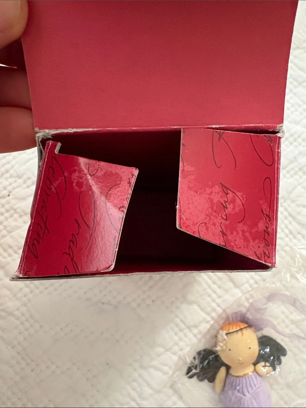 Hallmark 2001 One Little Angel Keepsake Ornament. Paper Composition/metal. Nice
